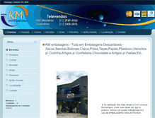 Tablet Screenshot of kmembalagens.com.br